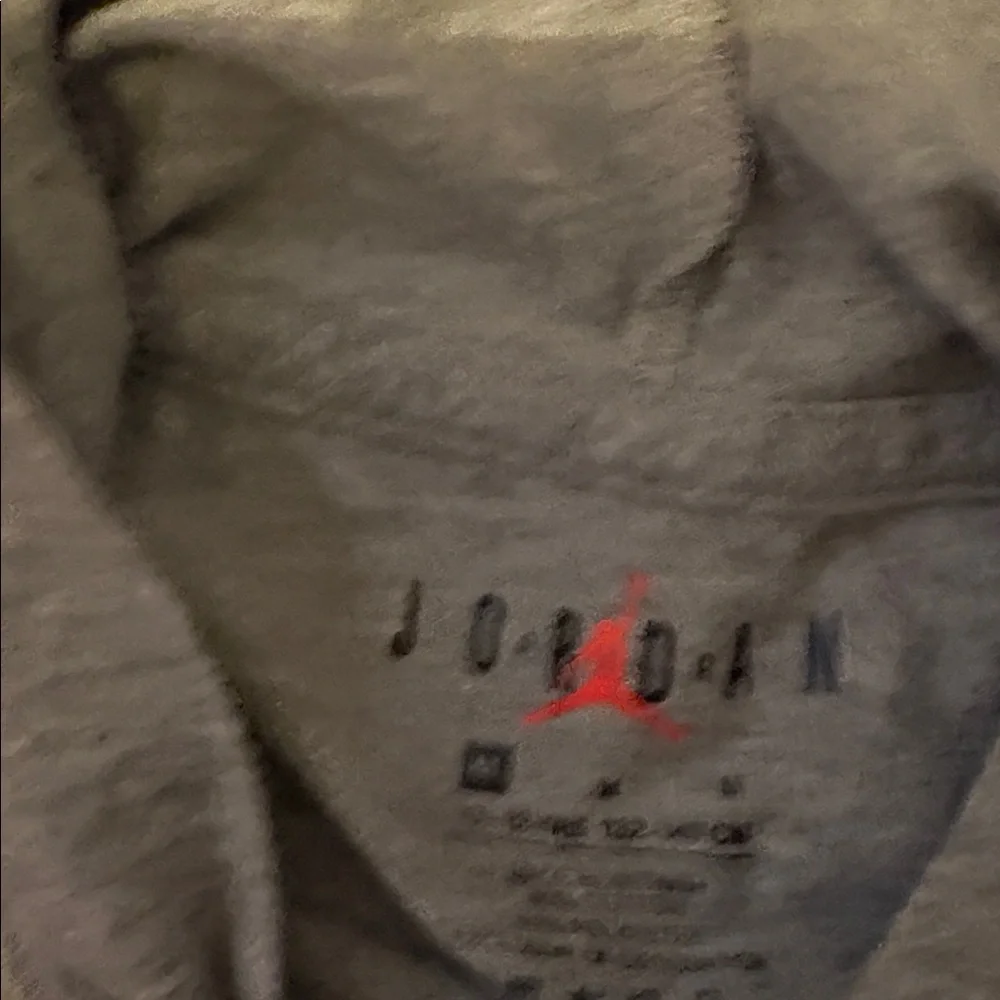 Nike Gray Hoodie with Black Jordan Athletic Shorts - Picture 3 of 3
